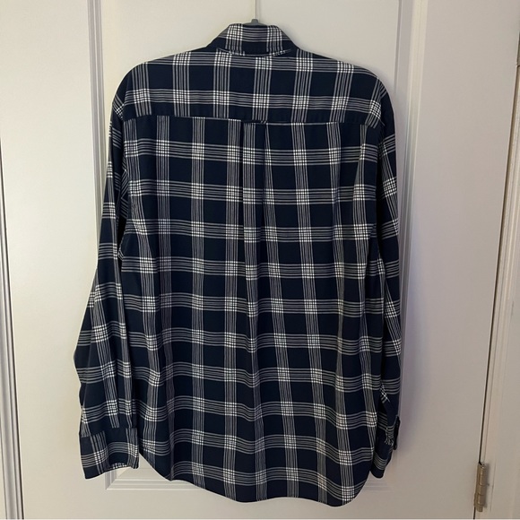 Nautica mens long sleeve plaid casual button down shirt | size medium - Picture 9 of 10